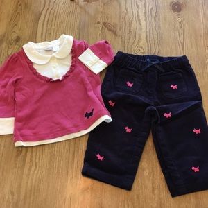 Talbots kids 9-12mo set